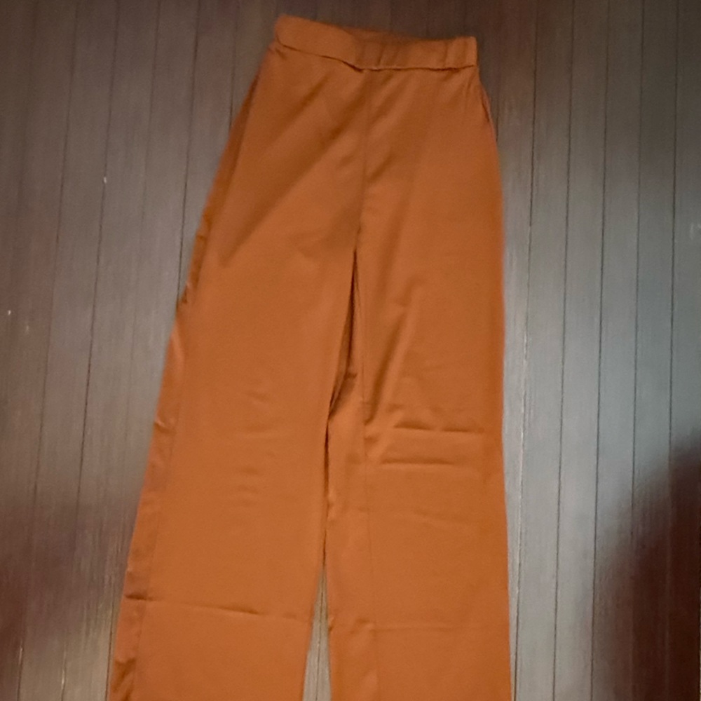 SHEIN Brown Wide-Leg Pants